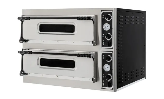 Four à pizza BASIC XXL 66 2 chambres 400V/18000W 1360x844x(H)745 mm - Hendi