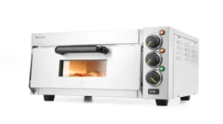Four à pizza compact - Argent - 230V/2000W - 580x560x(H)275 mm - Hendi