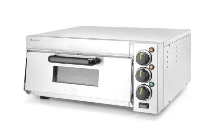 Four à pizza compact - Argent - 230V/2000W - 580x560x(H)275 mm - Hendi