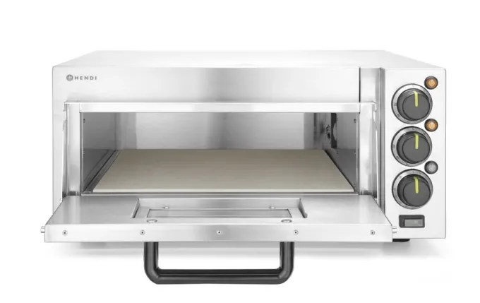 Four à pizza compact - Argent - 230V/2000W - 580x560x(H)275 mm - Hendi