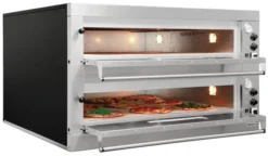 Four à Pizza Double Electrique Professionnel - 2 x 9 Pizzas - 24,0 kW - Bartscher