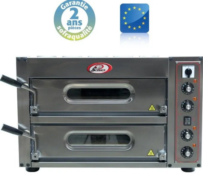 Four à pizza double électrique professionnel - P50-II - Sofraca