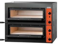 Four à pizza double électrique - 4 + 4 pizzas pro - 8,4 kW - Bartscher
