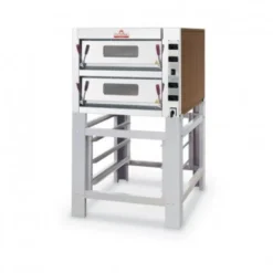 Four à pizza double électrique professionnel - commandes digitales - 12 pizzas - Italforni
