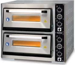 Four à Pizza Electrique avec Eclairage 2 x 6 Pizzas Ø 30 cm - Combisteel