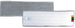 Frange Microfibre fine gris 40cm velcro - Colis de 120 - Tampel