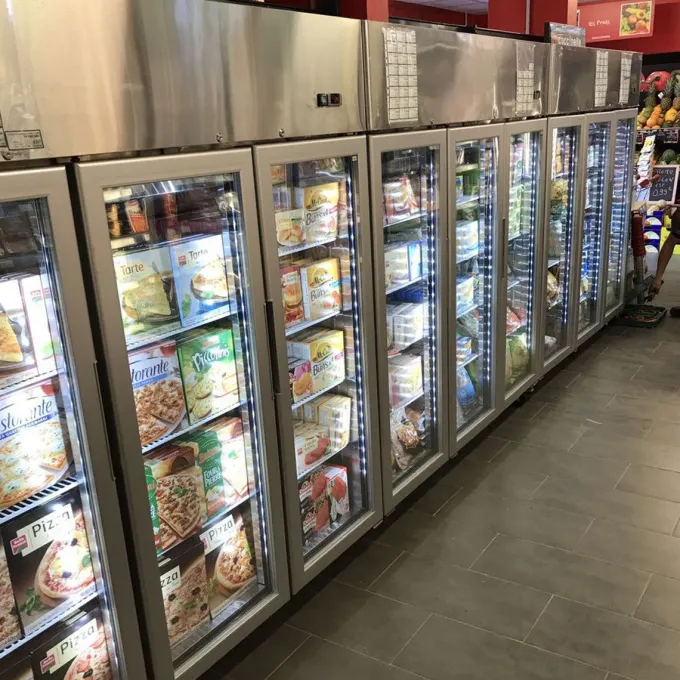 Frigo Professionnel Vitré 2 Portes - 900 Litres - Atosa