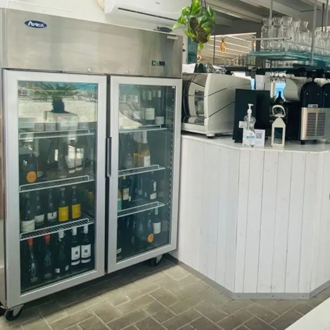 Frigo Professionnel Vitré 2 Portes - 900 Litres - Atosa
