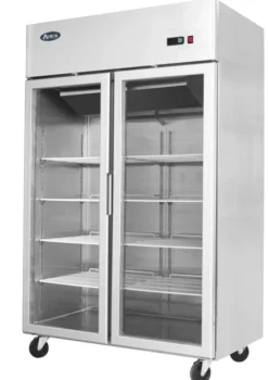 Frigo Professionnel Vitré Tropicalisé 2 Portes 1300 Litres - Atosa