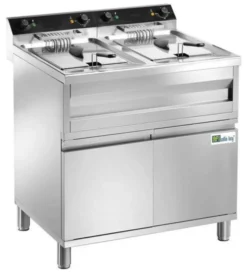 Friteuse de table sur coffre en Inox - 2 x 12 L - AFI Collin Lucy