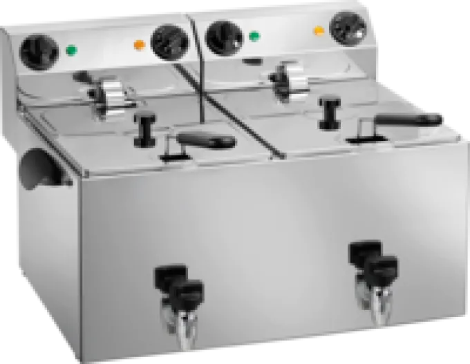 FRITEUSE ELECTRIQUE 2 CUVES DE 8L