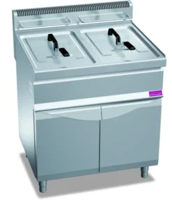 Friteuse Gaz Professionnelle sur Coffre - 2 x 20 Litres - 33 kW - Furnotel