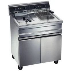 Friteuse gaz sur coffre - 2 bacs 14 litres chacun - Furnotel