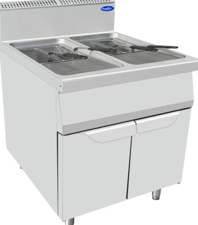 Friteuse à Gaz sur Meuble 32 L avec 4 Paniers - 22/26 kW - Atosa
