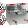 Friteuse électrique de table - 2x7 litres - Valentine - TF77T