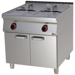 Friteuse électrique double 0,8 kW/l, 17+17 l avec soubassement 400 V FE 90/80-17 E - Redfox