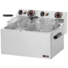 Friteuse électrique 0,42 + 0,38 kW/l, 8 + 5 l TOP 230 V FE 74 - Redfox