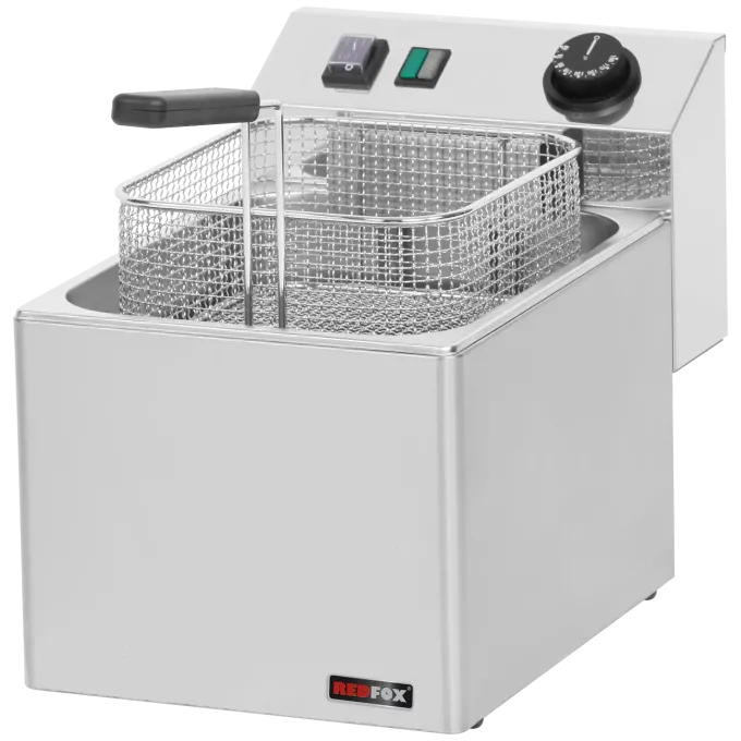 Friteuse électrique 0,38 kW/l, 8 l TOP 230 V - FE 07 E - Redfox