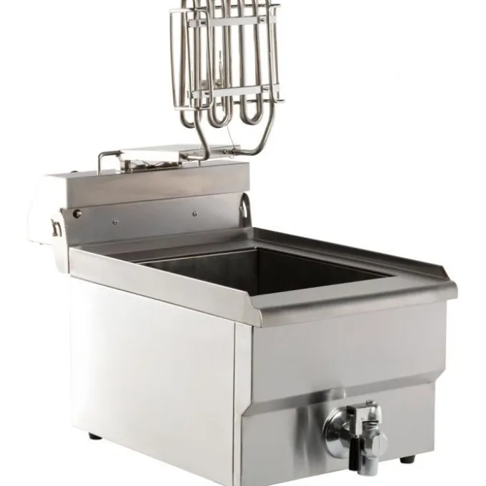 Friteuse électrique professionnelle - 8 litres avec robinet de vidange - Combisteel
