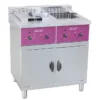 Friteuse électrique professionnelle sur coffre - 2 x 16 litres - 2 x 4000/8000/12000 W - Furnotel