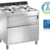 Friteuse électrique sur coffre - Super puissante - 2 x 12 Litres - Sofraca