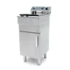 Friteuse - 16 L - 1 Panier - avec Robinet de Vidange et Support - 230 V - Maxima