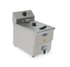 Friteuse à Poser en Inox avec Vidange 8 L - H 395 à 430 mm - Atosa