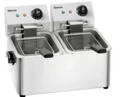 Friteuse professionnelle - 2 cuves de 4 litres - Bartscher