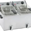 Friteuse professionnelle 2 cuves de 8 litres Roller Grill