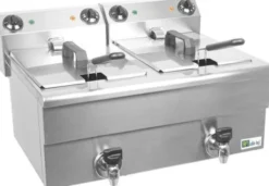 Friteuse Professionnelle de Table Electrique avec Vidange - 2 x 10 L - AFI Collin Lucy