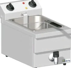 Friteuse Professionnelle de Table Electrique avec Vidange - 10 L - AFI Collin Lucy