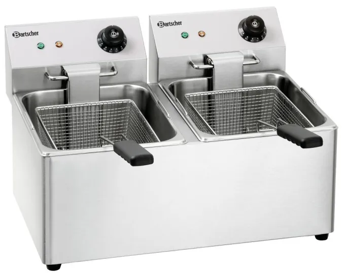 Friteuse professionnelle double snack IV - 2 x 8 Litres - Bartscher