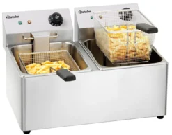 Friteuse professionnelle double snack IV - 2 x 8 Litres - Bartscher