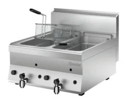 Friteuse Professionnelle à Gaz - 2 x 8 Litres - 14kW - Bartscher