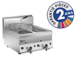Friteuse professionnelle à gaz - 2x 8 litres - Gamme 650 - Baron