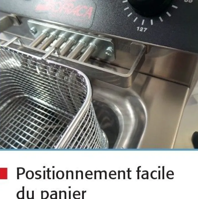 Friteuse professionnelle électrique à poser - Super puissante - 2 x 9 Litres - Sofraca