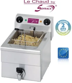 Friteuse Professionnelle électrique de table - 10 Litres - Sofraca