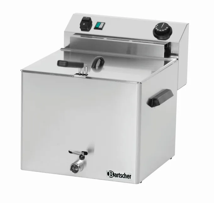 Friteuse professionnelle électrique - 10 Litres avec robinet de vidange - Bartscher