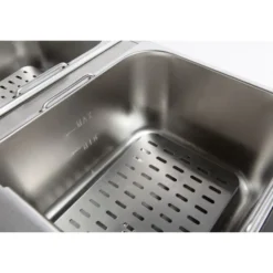 Friteuse Professionnelle Électrique - 2 x 6 L sans Robinet de Vidange - Combisteel