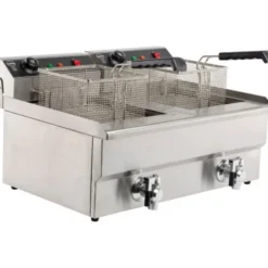 Friteuse Professionnelle Électrique - 2 x 8 Litres - Combisteel