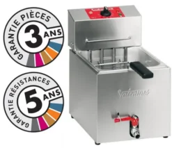 Friteuse professionnelle électrique de table - 7 litres - Valentine - TF7