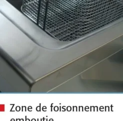 Friteuse professionnelle électrique à poser - Super puissante - 2 x 12 Litres - Sofraca