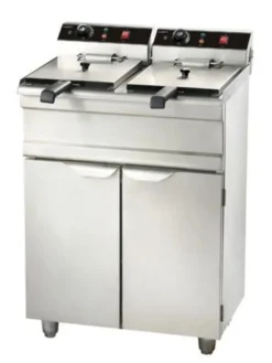 Friteuse professionnelle électrique - 2 x 9 litres - 2x 3,3 kW - Combisteel