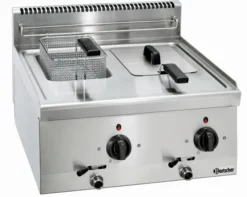 Friteuse professionnelle 600 mm - 2x6 Litres - 6,6 kW - Bartscher