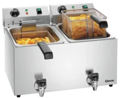 Friteuse Professionnelle Snack IV Plus - 2 x 5,5 Litres - Bartscher