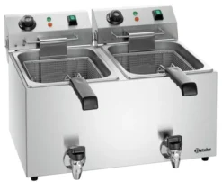 Friteuse Professionnelle Snack IV Plus - 2 x 5,5 Litres - Bartscher