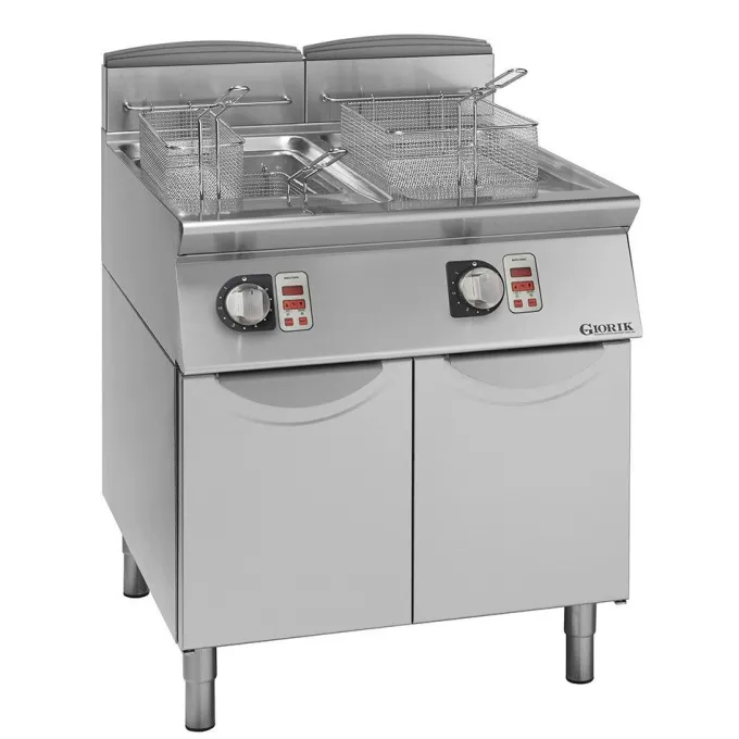 Friteuses Electriques, Commandes Electroniques, 2x13 L- Giorik