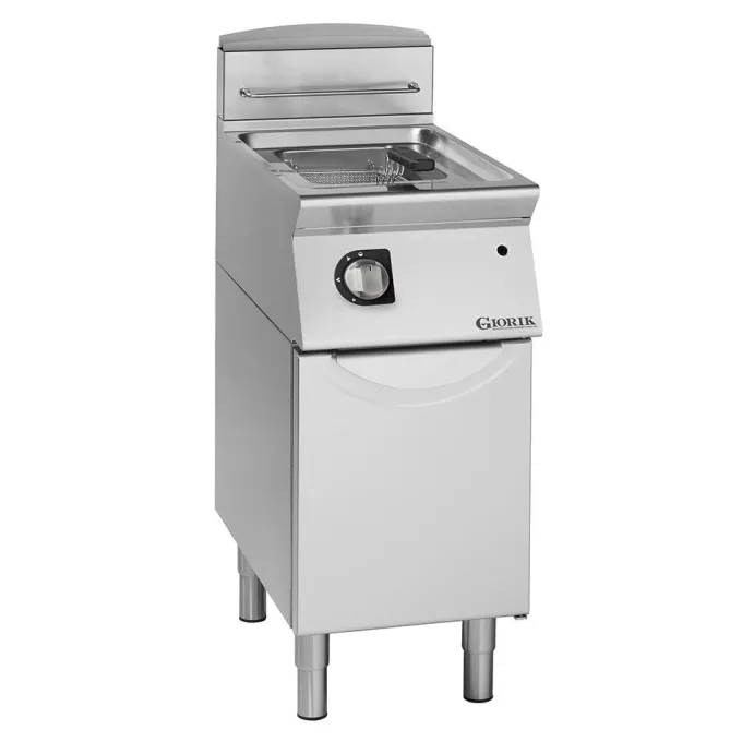 Friteuses Gaz, Brûleurs Externes, commandes électromécaniques, 21 L- Giorik