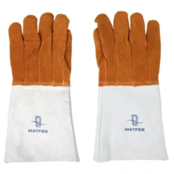Gants Anti-Chaleur en Cuir Rembourré Jusqu'à 250°C 420 mm - Mafter