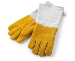 Gants Barbecue en Cuir Résistants à la Chaleur - 2 Pièces - (L)460mm - Hendi